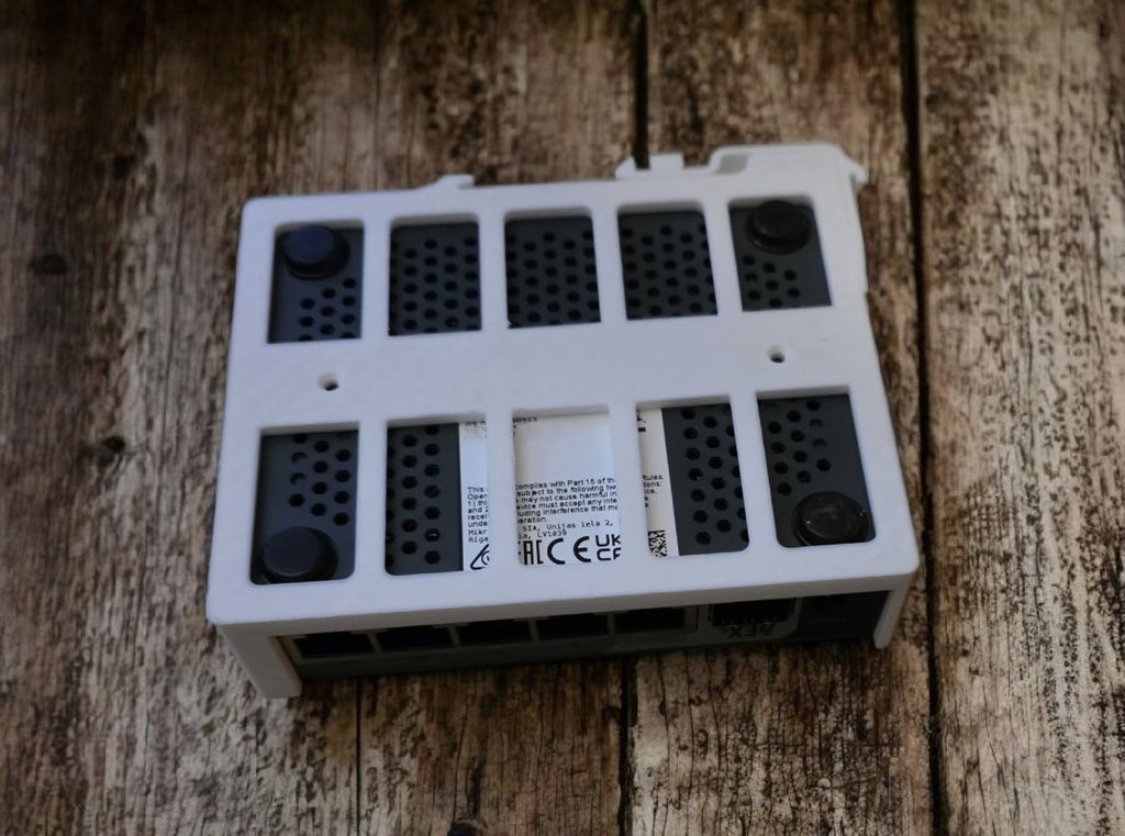 Rail Support Din pour Router Mikrotik hEX S