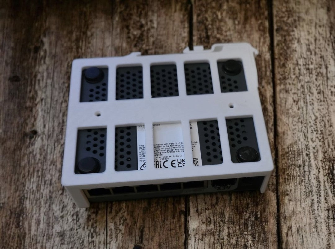 Rail Support Din pour Router Mikrotik hEX S