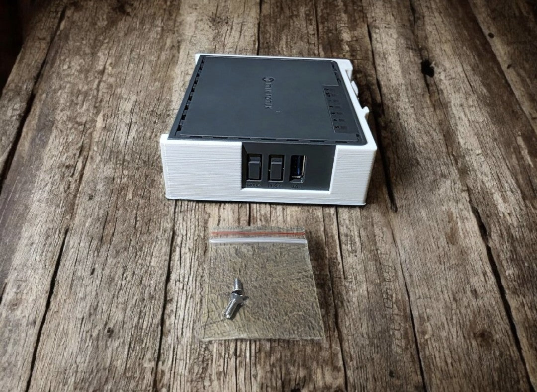 Rail Support Din pour Router Mikrotik hEX S